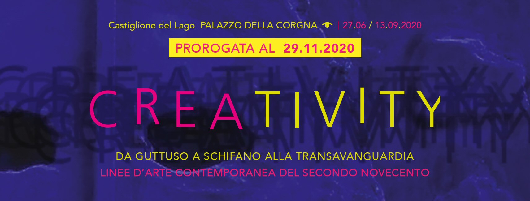 Creativity - proroga al 29 novembre 2020